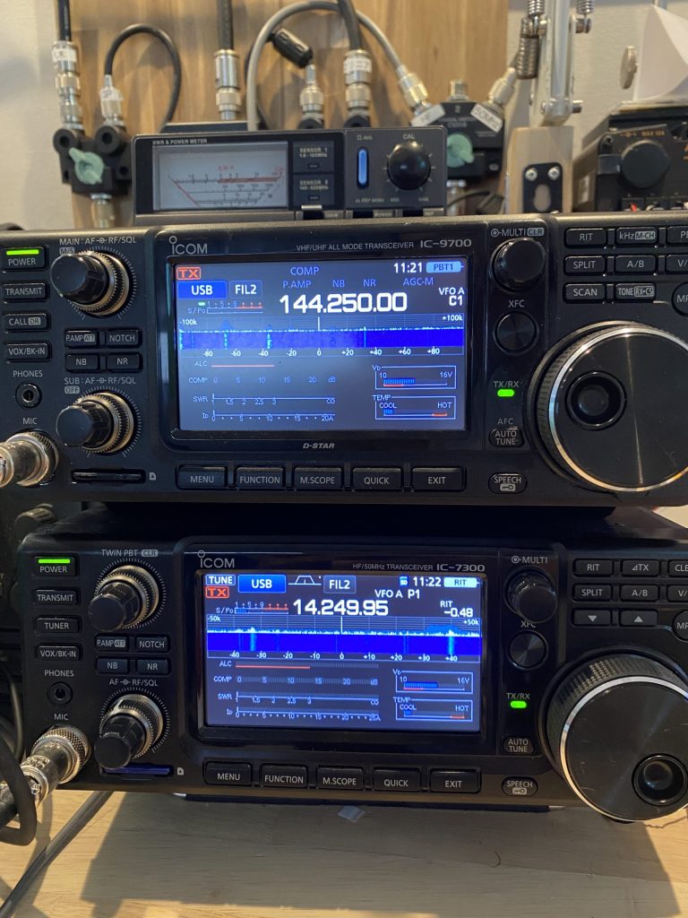 CTESTWINとハムログとWSJT-X、IC-7300とIC-9700の設定覚き | の
